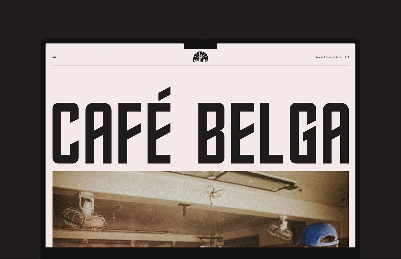 Café Belga - Horde, agence web UX Bruxelles
