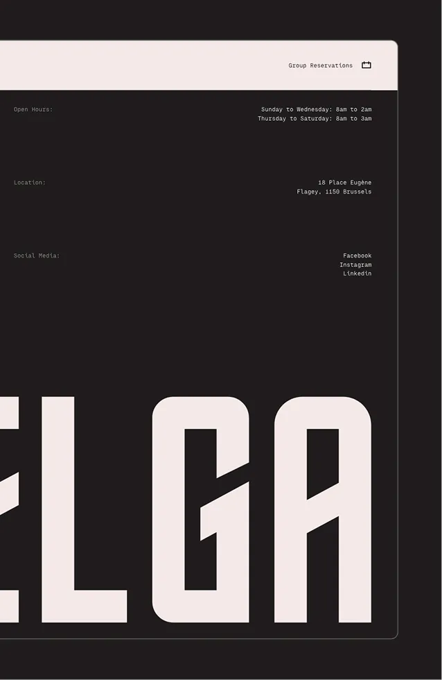 Café Belga - Horde, agence web UX Bruxelles